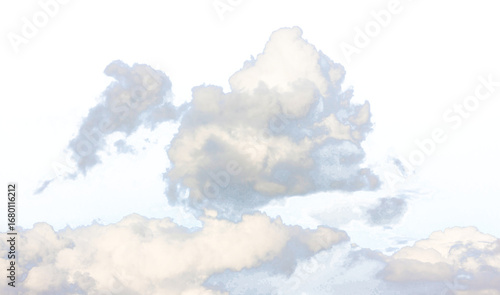 Photography Clouds background, clouds isolated on sky, cloud in PNG isolated on transparent