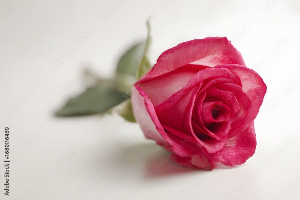 Fototapeta premium High definition romantic love rose illustration