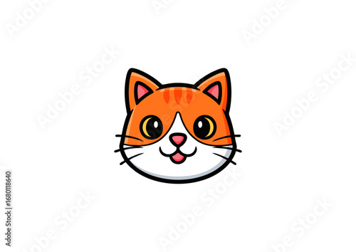 icon of a smiling cat face