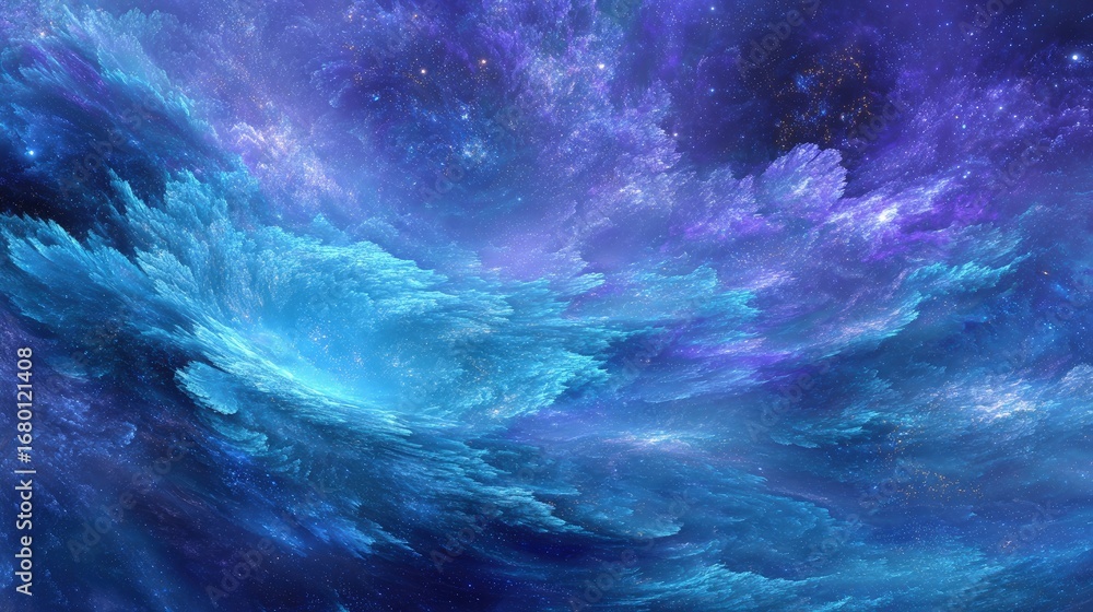 Fototapeta premium Abstract Cosmic Space Landscape