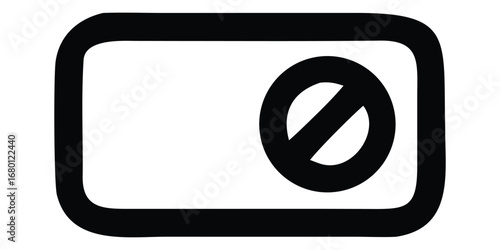3D graphic illustration of a woman with a red 'no' symbol, a sign that communicates 'e-mail' is not allowed for business contact