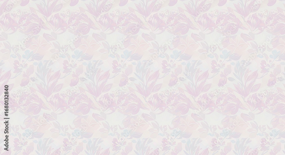 Fototapeta premium Subtle Floral Texture – Romantic Watercolor Flower Backdrop
