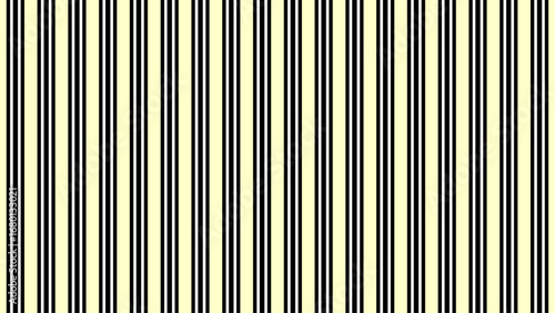 Minimalist Black and Cream Vertical Pinstripes