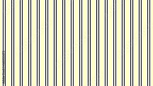 Minimalist Black and Cream Vertical Pinstripes
