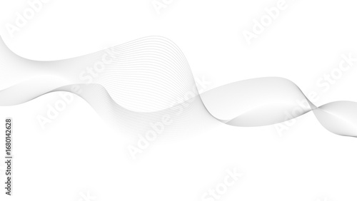 Research Presentations, and Business Technology Collateral. Abstract black wavy lines background with copy space.
