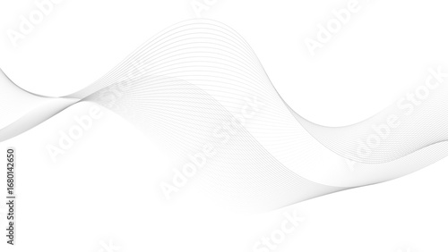 Research Presentations, and Business Technology Collateral. Abstract black wavy lines background with copy space.
