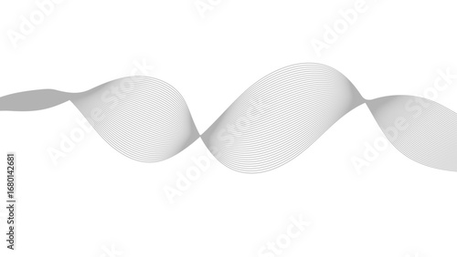 Research Presentations, and Business Technology Collateral. Abstract black wavy lines background with copy space.
