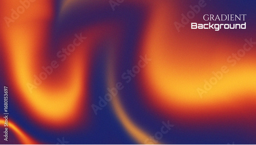 Abstract colorful background with glowing light and fiery design in bright orange yellow and red tones