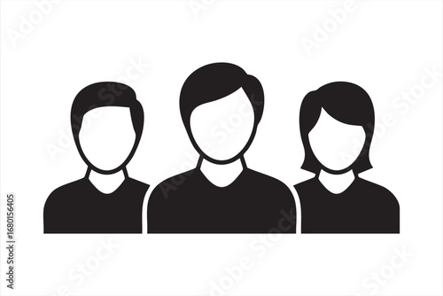 Professional Business Group Icon for Office and Management Concepts