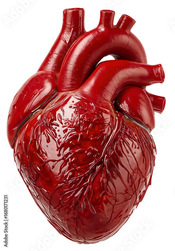 Wallpaper Mural Detailed anatomical image of a human heart Torontodigital.ca