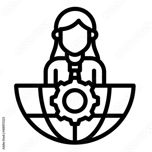Management  Icon Set Multiple Style Collection