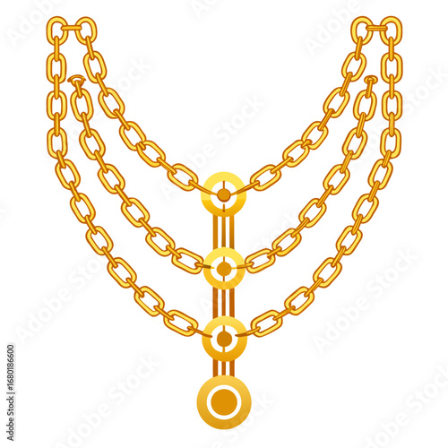 Gold Chain with Heart
