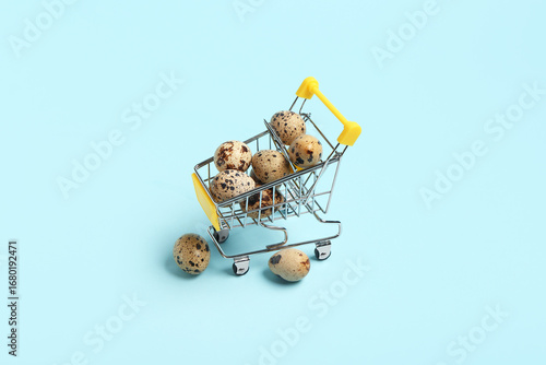 Shopping cart with fresh qu...