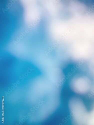 Soft blue sky abstract background