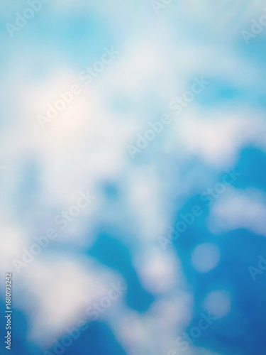 Soft blue sky abstract background