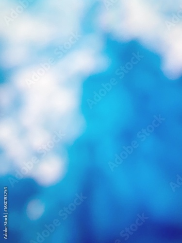 Soft blue sky abstract background
