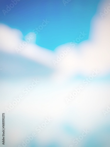 Soft blue sky abstract background