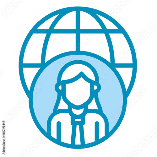 Multinational  Icon Set Multiple Style Collection