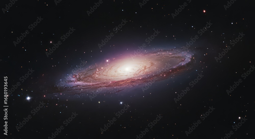 Obraz premium Starfield background, galaxy banner with thousands of tiny sparkling stars
