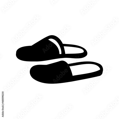 A pair of comfortable and cozy slippers, perfect for relaxing at home