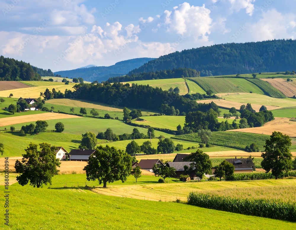 Obraz premium Scenic rural landscape