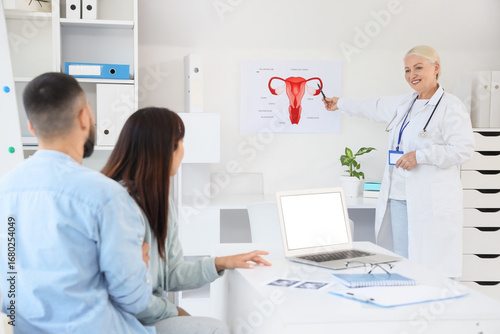 Female fertility doctor sho...