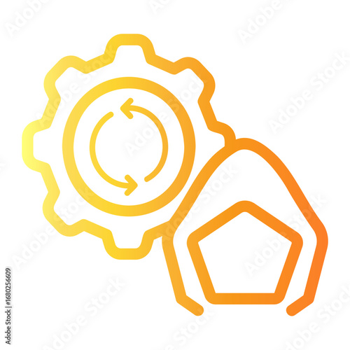 criminal organization Line Gradient Icon