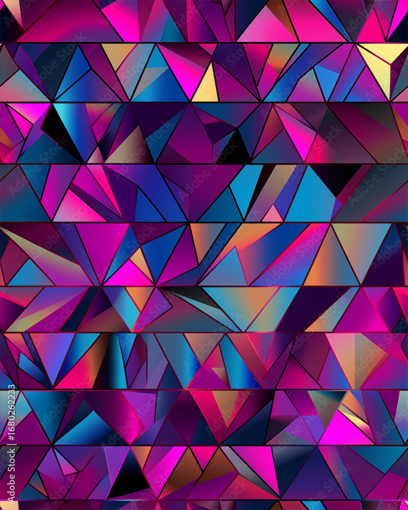 Obraz premium Thoughts on the Glass Window pattern