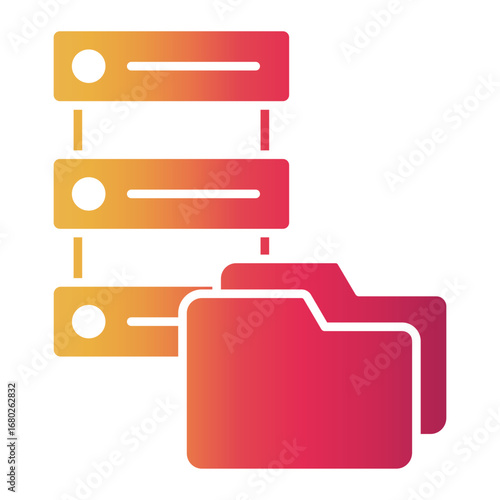 backup file Gradient icon