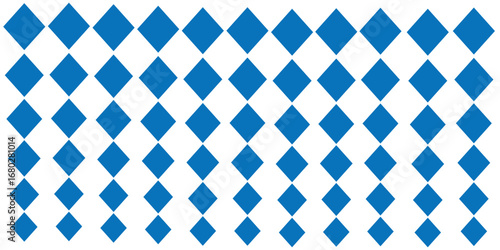 Seamless harlequin pattern with black diamonds on a white background.