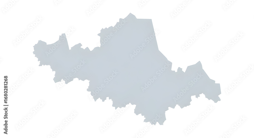 A light blue silhouette of the geographical outline of the county of Durham in England. A light blue silhouette of the geographical outline of the county of Durham in England.