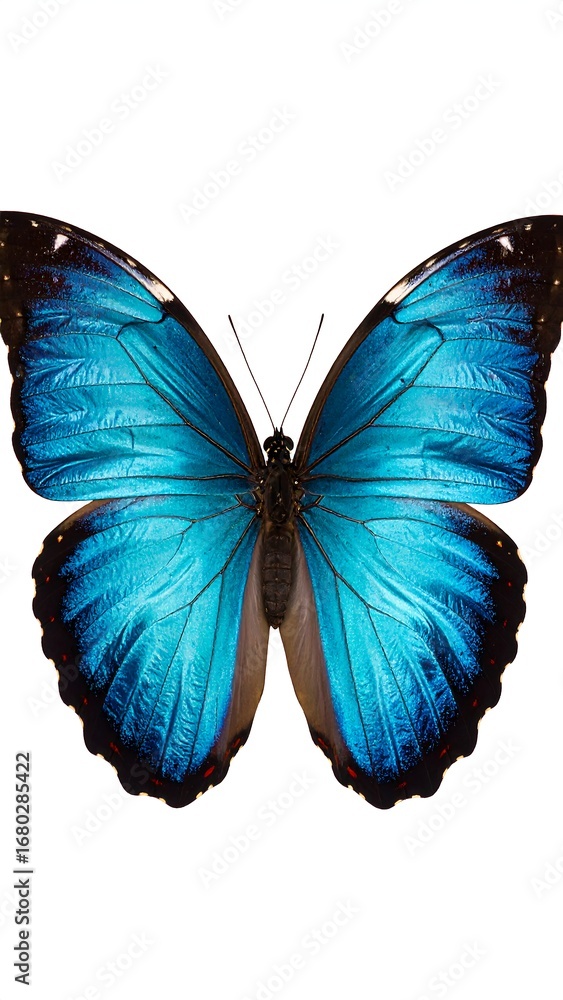 Fototapeta premium Beautiful Blue Butterfly Image