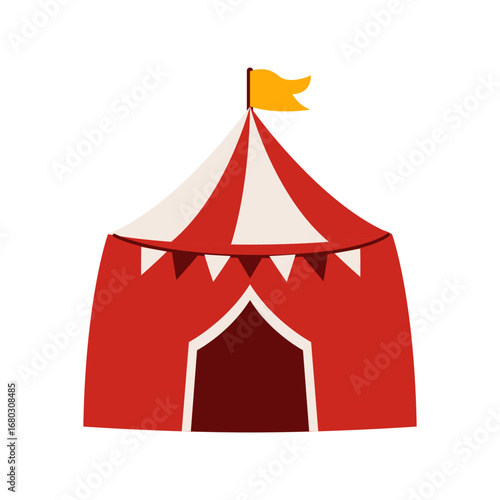 Cartoon Circus Tent