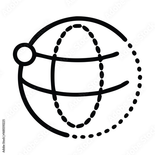 globe icon vector illustration