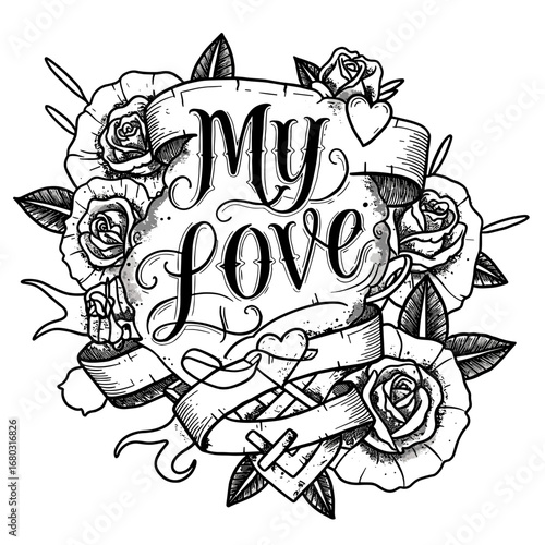 My Love Forever Symbol of Deep Affection and Enduring Romance