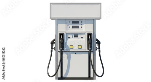 Isolated Gas Station Pump