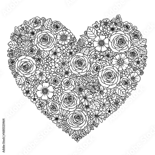 Intricate Mechanical Heart Design With Many Small Gears Creating A Detailed Love Symbol