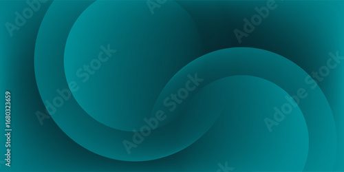 Dark blue abstract background with glowing curve. Shiny blue gradient geometric element. Dynamic curved lines graphic. Modern futuristic technology concept. EPS10