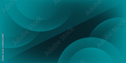 Dark blue abstract background with glowing curve. Shiny blue gradient geometric element. Dynamic curved lines graphic. Modern futuristic technology concept. EPS10