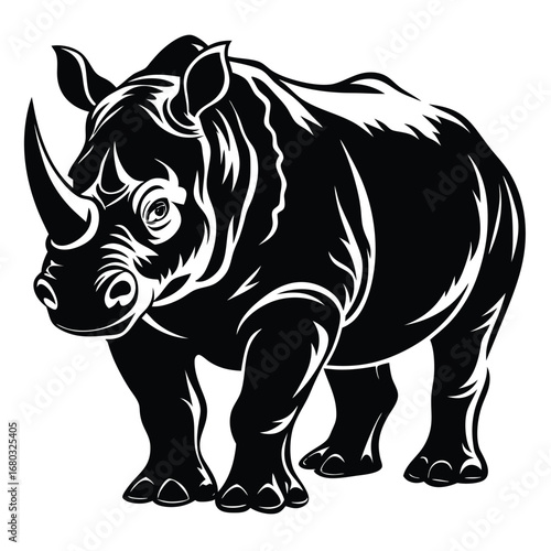 rhino vector illustration