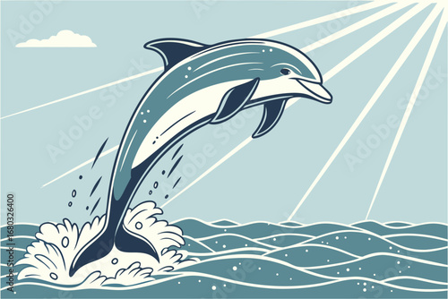 The Elegance of a Dolphin

