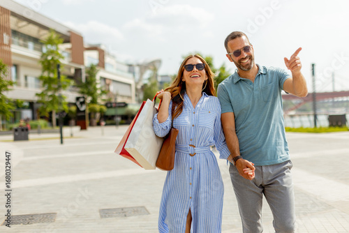 Joyful couple enjoying a su...