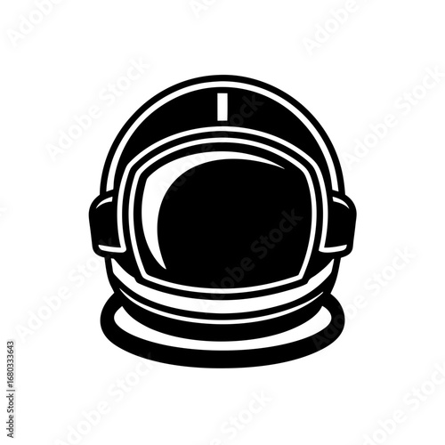 astronaut helmet icon vector isolated 