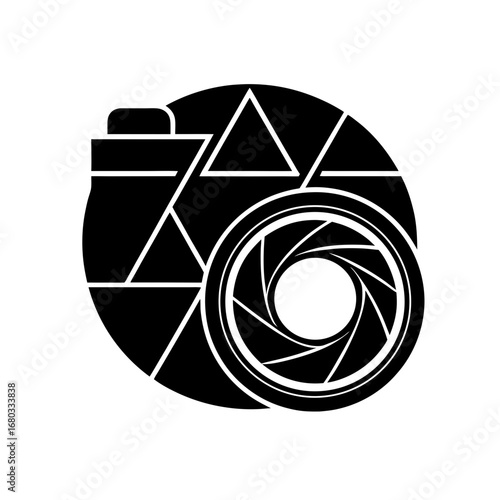 camera lens  photography glyph 
