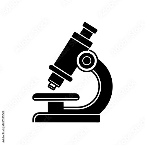 medical research microscope icon vector isolated 