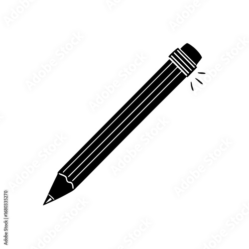 pencil with an eraser tip  writing  correction  