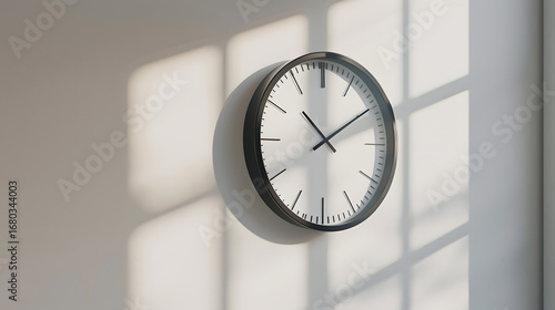 Wallpaper Mural a round wall clock hanging Torontodigital.ca