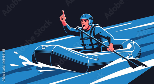 Adventure Awaits: Rafting Through Rapid Waters, Thrilling Outdoor Recreation Activity