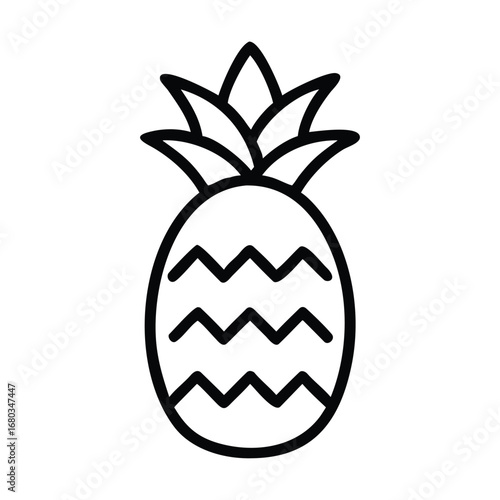 pineapple vector illustration