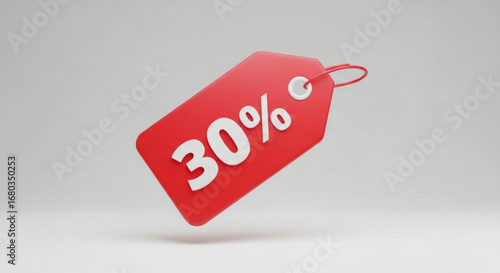 Thirty percent off sale promotion discount price tag retail shopping offer special deal clearance limited time